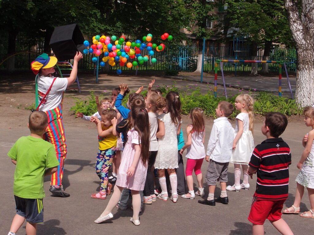 holiday, kindergarten, garden