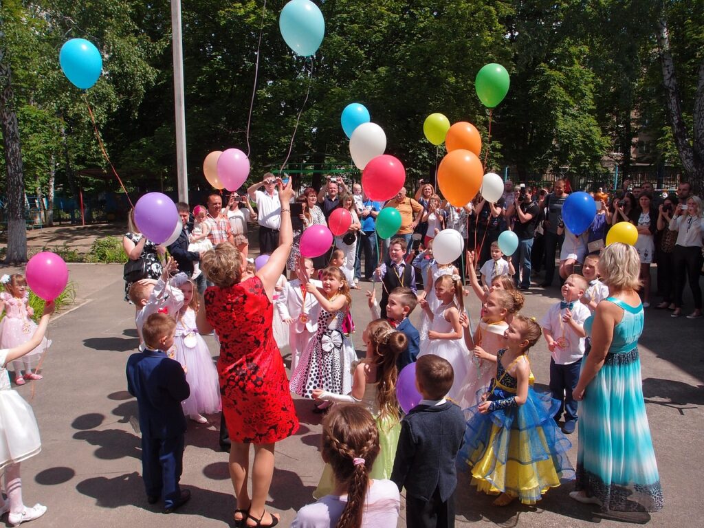 holiday, kindergarten, garden